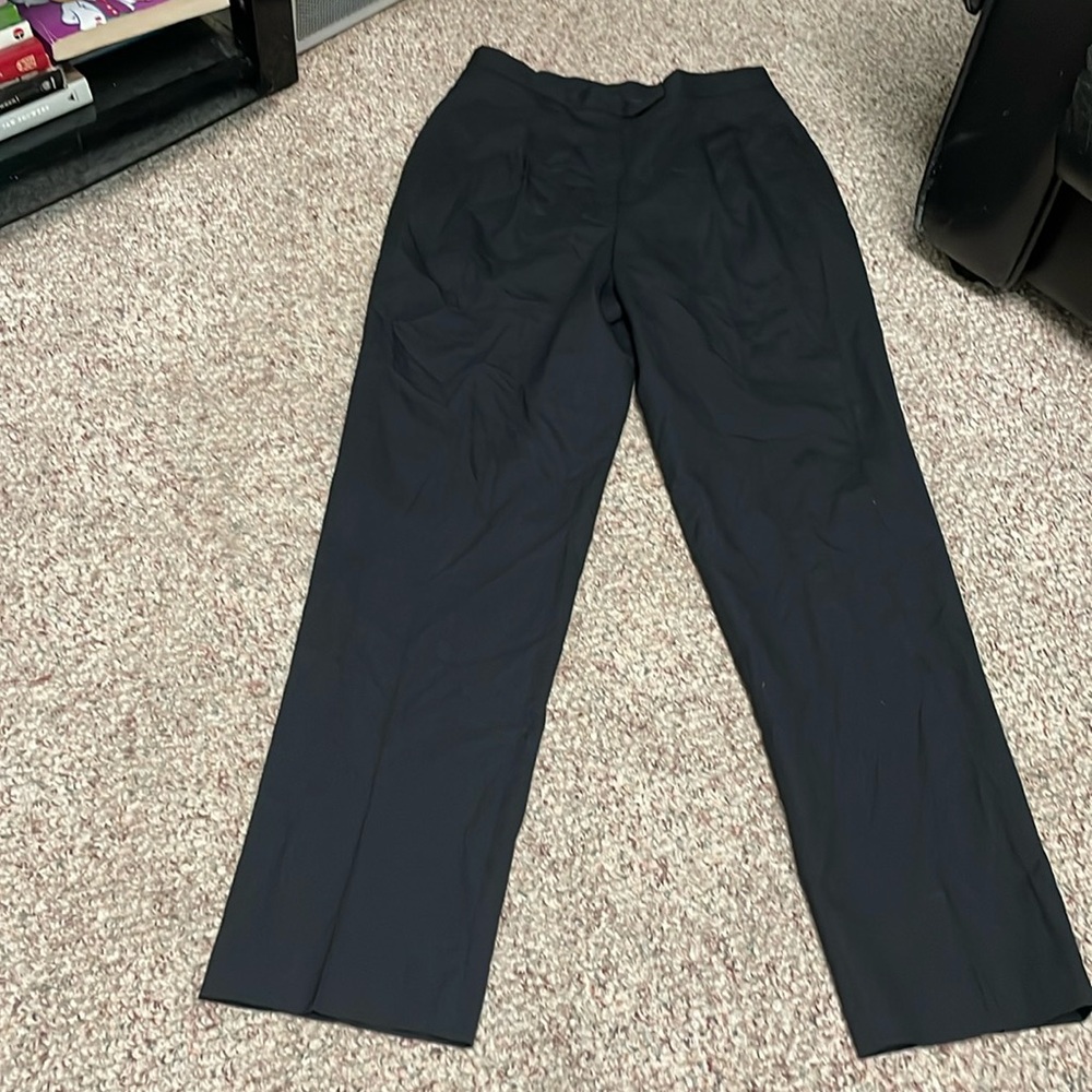 Vintage 90s wool pleated high rise dress pants